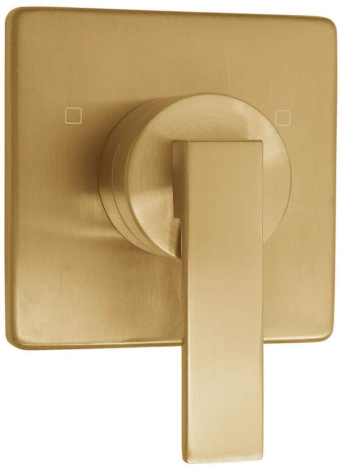 Speakman Lura 1-Handle Transfer Valve Trim in Brushed Bronze (Valve Not Included)