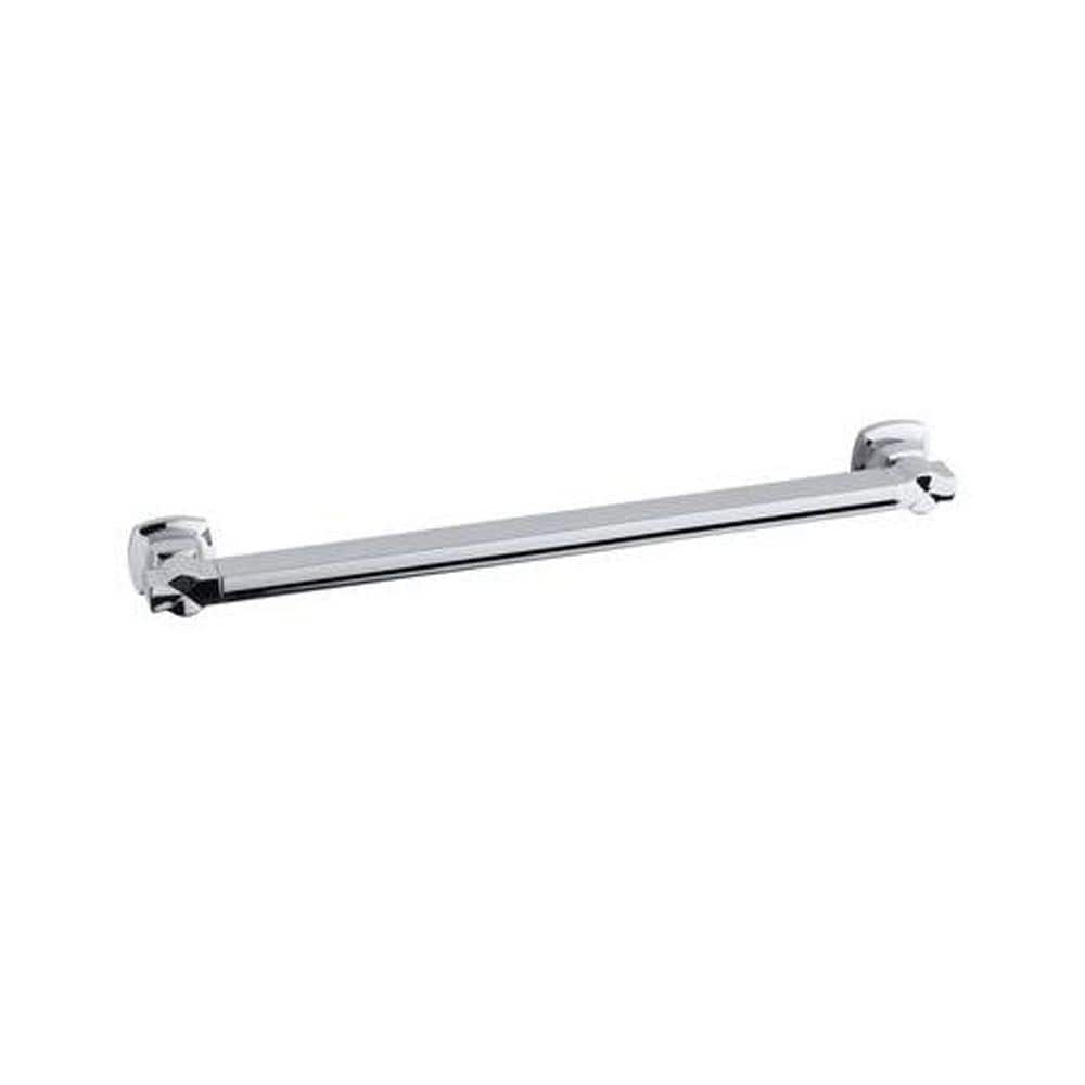 KOHLER Margaux 1-Piece Bath Accessory Set with 24 in. x 2-5/8 in. Grab Bar in Polished Stainless