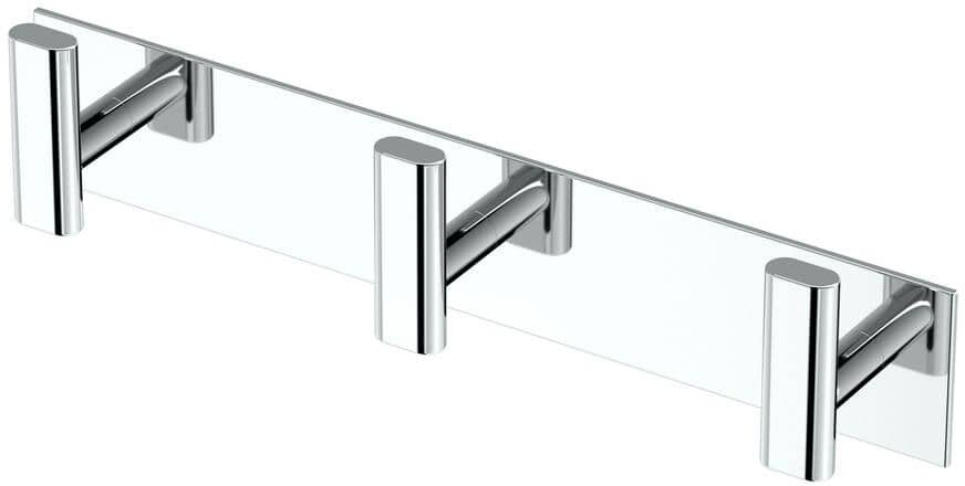 Gatco Elevate All Modern Decor Triple Robe Hook J-Hook in Chrome