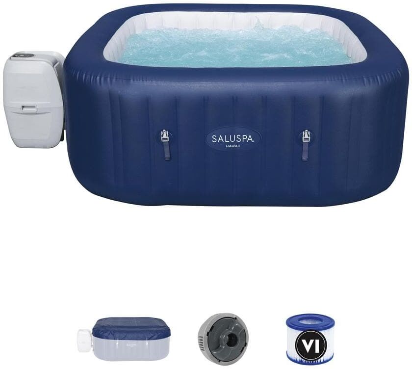 Bestway Hawaii SaluSpa 6-Person Inflatable Hot Tub with 114 AirJets