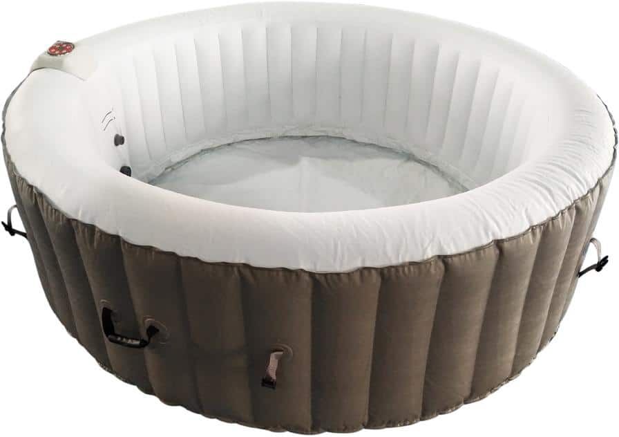 ALEKO 6-Person 130-Jet Inflatable Hot Tub Spa with Cover