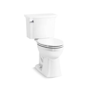 KOHLER Elmbrook Revolution 360 Complete Solution 2-piece 1.28 GPF Single Flush Elongated Toilet in. White (Seat Included )