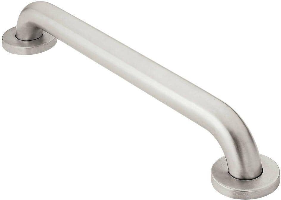 MOEN Home Care 12 in. x 1-1/2 in. Concealed Screw Grab Bar with SecureMount in Stainless Steel