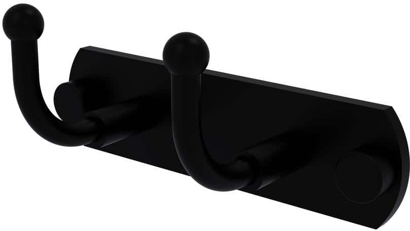 Allied Skyline Collection 2 Position Robe Hook in Matte Black