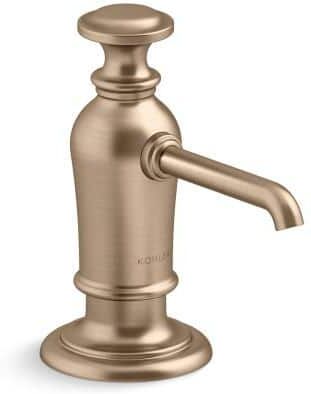 KOHLER Artifacts Soap/Lotion Dispenser in Vibrant Brushed Bronze