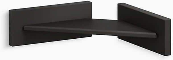 KOHLER Square Foot Rest in Matte Black