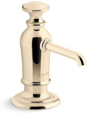 KOHLER Artifacts Soap/Lotion Dispenser in Vibrant French Gold