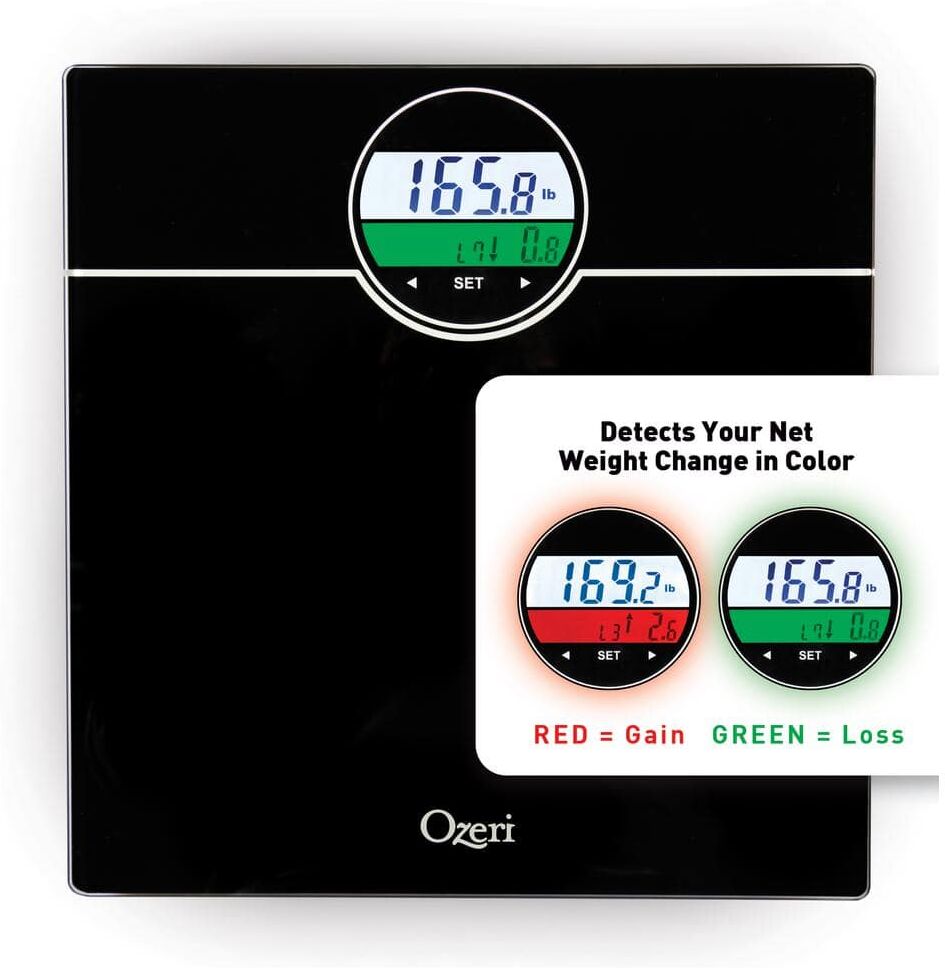 Ozeri WeightMaster 400 lbs. Digital Bath Scale with BMI and Weight Change Detection