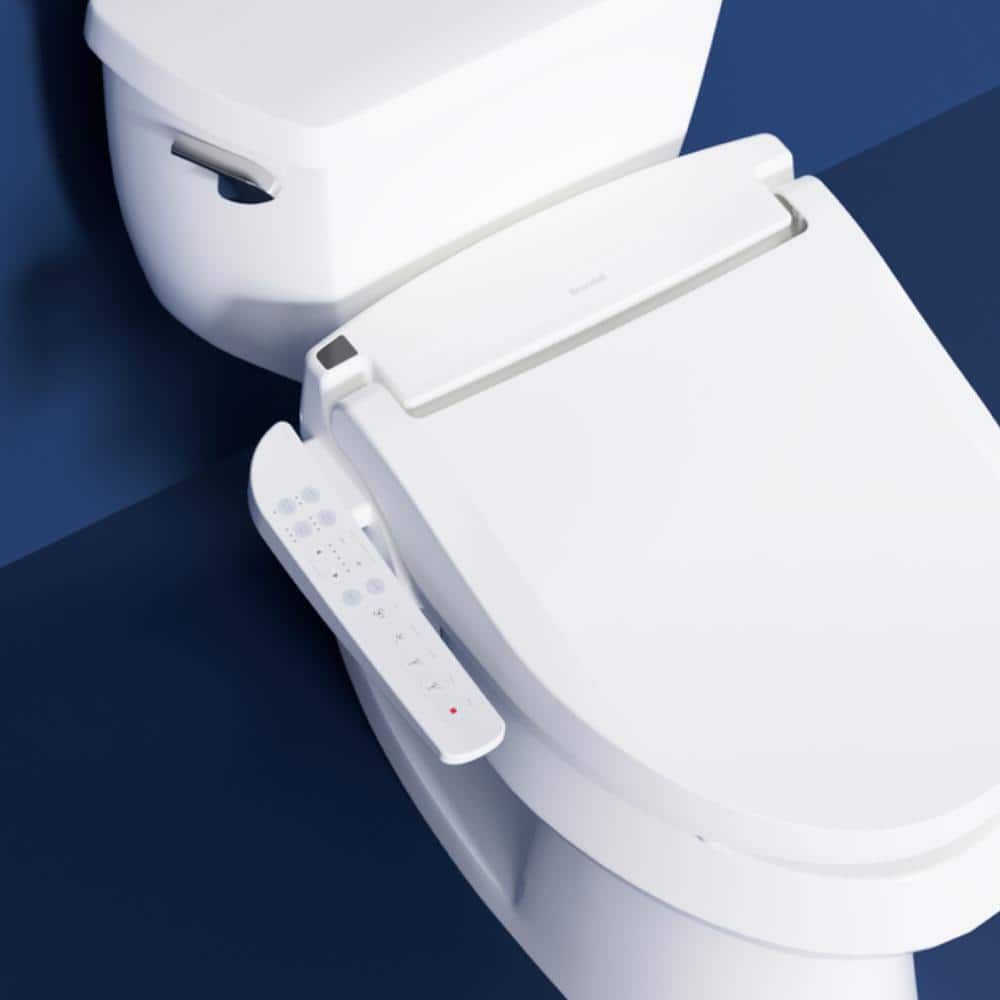 Brondell Swash CSG15 Electric Bidet Seat for Elongated Toilets in White