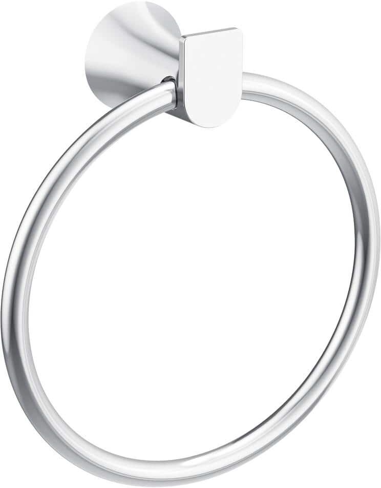 MOEN Wall Mounted Genta Towel Ring in Chrome