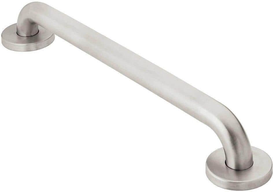 MOEN Home Care 48 in. x 1-1/2 in. Concealed Screw Grab Bar with SecureMount in Peened Stainless Steel