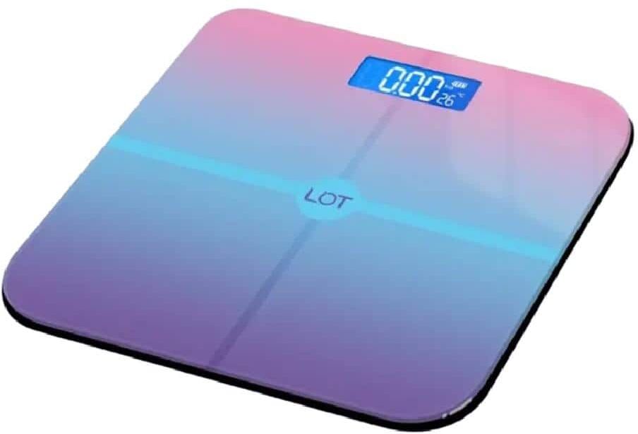 Aoibox Square Household Health Electronic Weight Scale, Multicolor