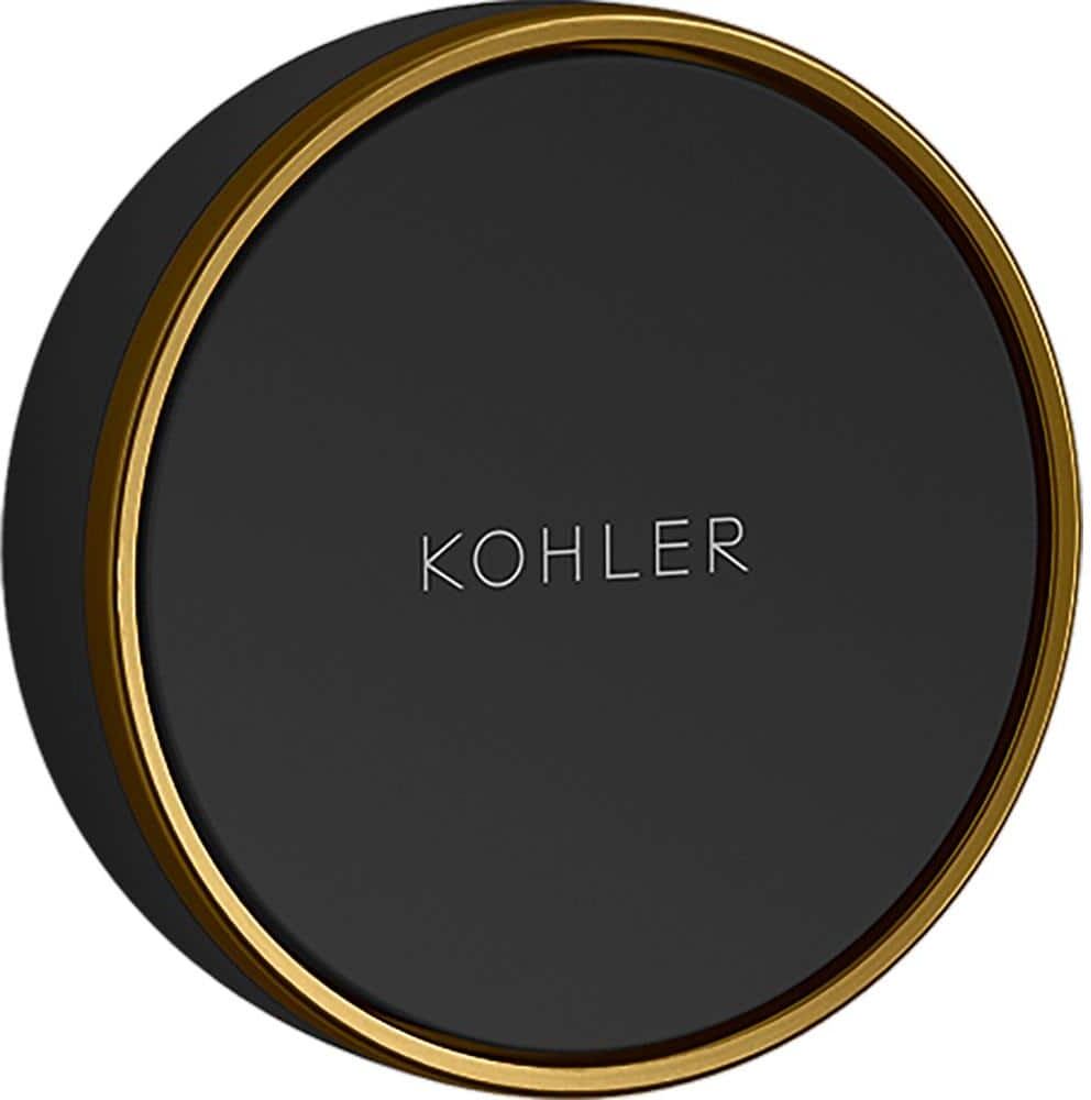 KOHLER Anthem Remote On/Off Button for Digital Thermostatic Valve in Vibrant Brushed Moderne Brass