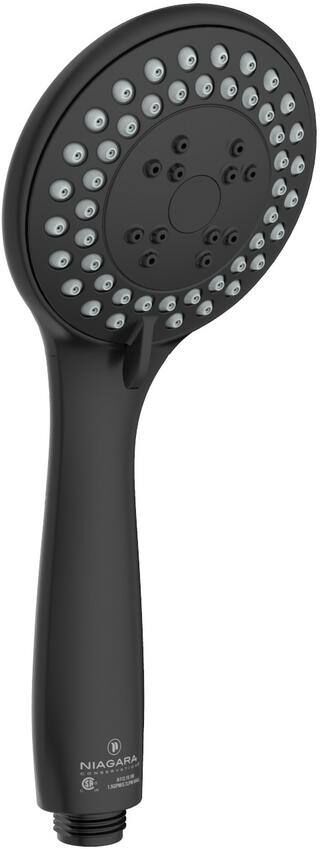 Niagara Conservation Vara II 3-Spray Settings Wall Mount Handheld Shower Head 1.5 GPM in Matte Black (24-Pack)