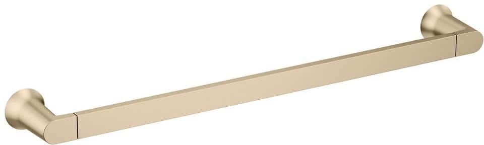 MOEN Genta 18 in. Towel Bar in Bronzed Gold