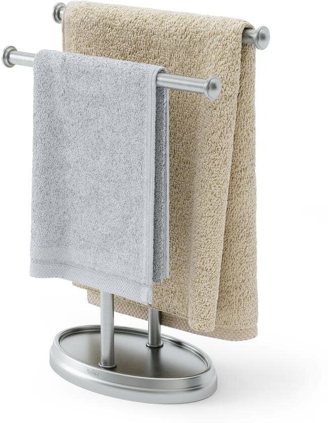 Umbra Palm Towel Tree Nickel Bath Accessory Set