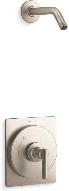 KOHLER Castia By Studio McGee Rite-Temp Shower Trim Kit without Showerhead in Vibrant Brushed Nickel