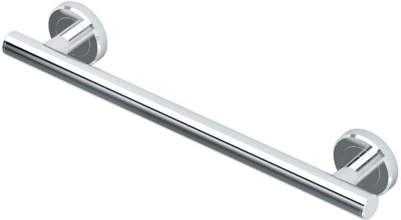 Gatco Latitude II 12 in. x 0.875 in. Grip Residential Grab Bar in Chrome