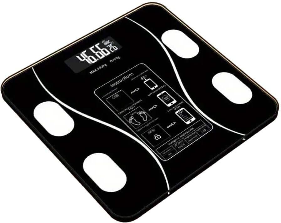 Aoibox Intelligent Body Fat Scale for Weight Loss, Precision Professional Weight Scale, Black