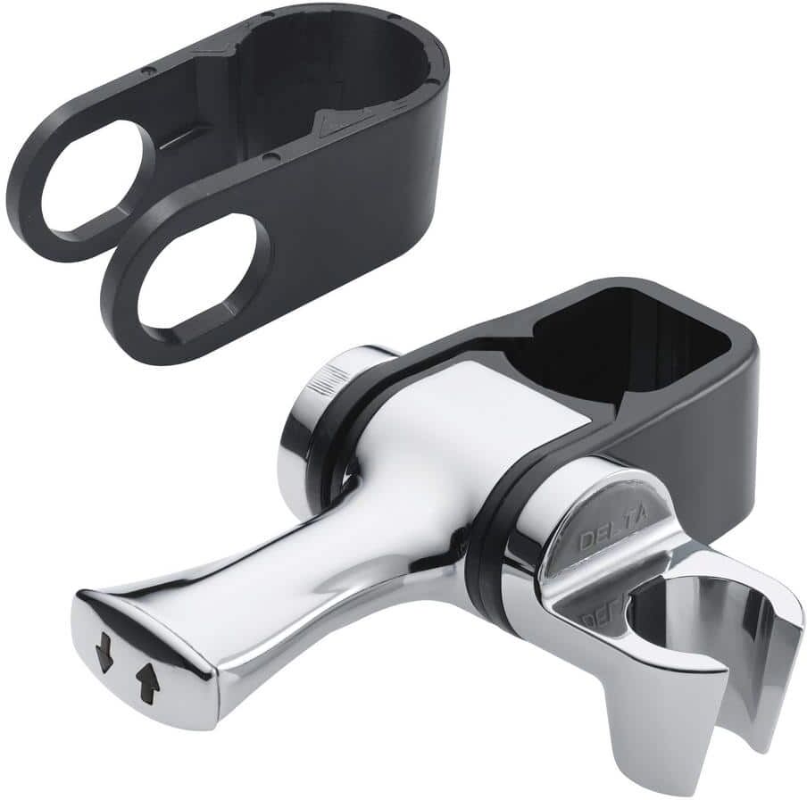 Delta Adjustable Slide Bar/Grab Bar Mount for Handheld Showerhead in Chrome