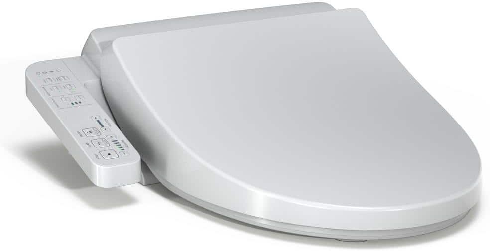 TOTO A2 Washlet Electric Heated Bidet Toilet Seat for Elongated Toilet in Cotton White