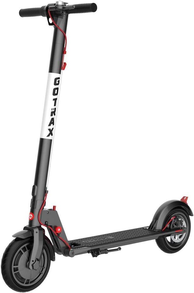 Aoibox 2-Wheels Electric Scooter with hub Motor Pneumatic Tire Max 12-Mile and 15.5 Mph Speed, Foldable in Black