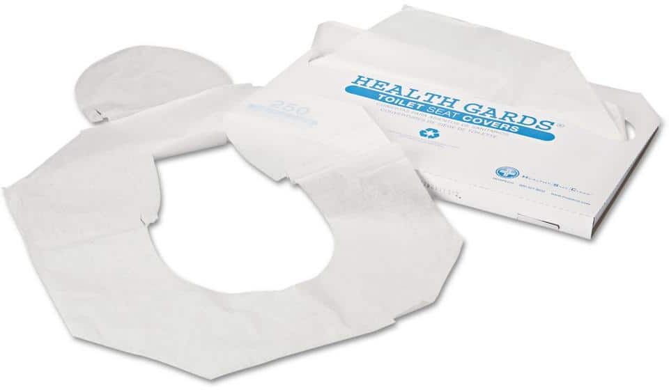 HOSPECO Health Gards White Half-Fold Toilet Seat Covers (250-Pack, 4-Packs per Carton)