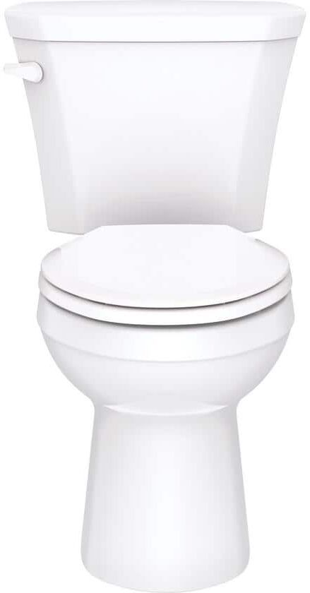 Gerber Viper 2-Piece 1.28 GPF Gravity Fed Elongated Toilet in White with Slow Close Seat