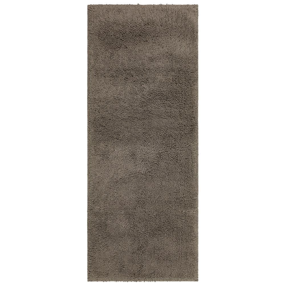 Mohawk Home Classic Cotton ll Cool Grey 24 in. x 60 in. Gray Cotton Machine Washable Bath Mat