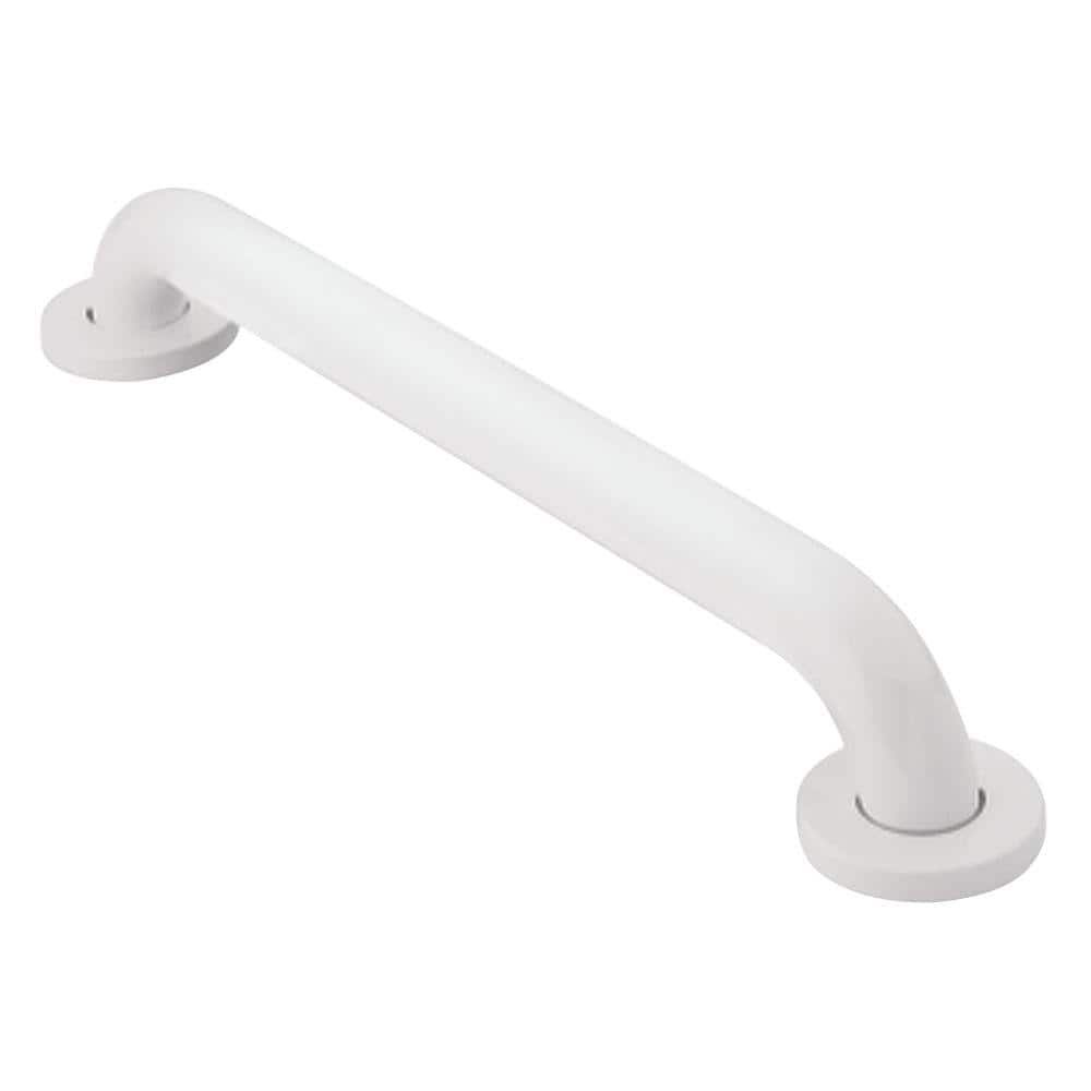 MOEN Home Care 36 in. x 1-1/2 in. Concealed Screw Grab Bar with SecureMount in Glacier White