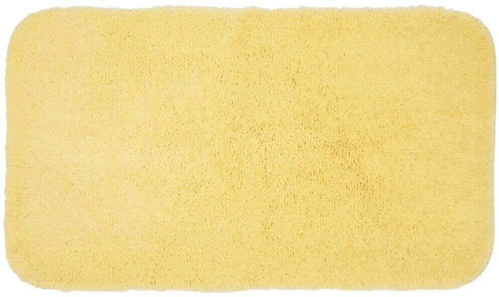 Mohawk Home Pure Perfection Butter Cream 17 in. x 24 in. Nylon Machine Washable Bath Mat