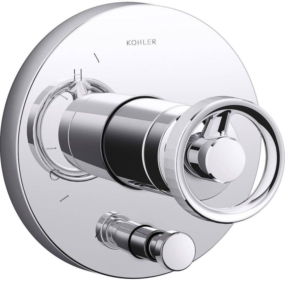 KOHLER Components 1-Handle Valve Handle Trim Kit in Polished Chrome (Valve Not Included)