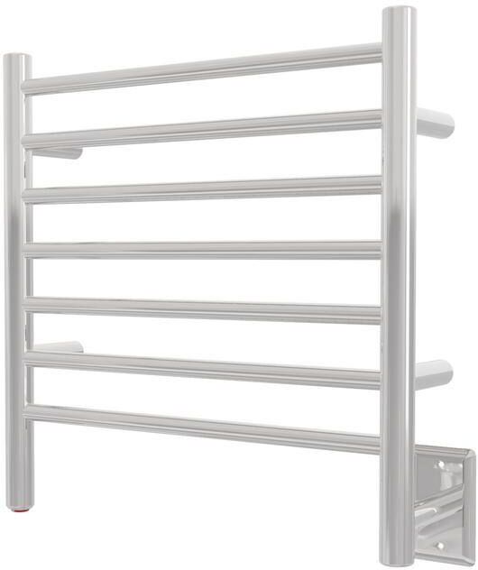 Amba Radiant Small 7-Bar Plug-in with Hardwired kit Electric Towel Warmer in Polished Stainless Steel