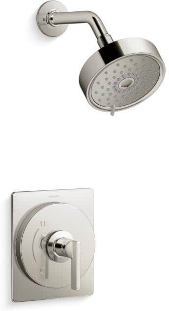 KOHLER Castia By Studio McGee Rite-Temp Shower Trim Kit 1.75 GPM in Vibrant Polished Nickel