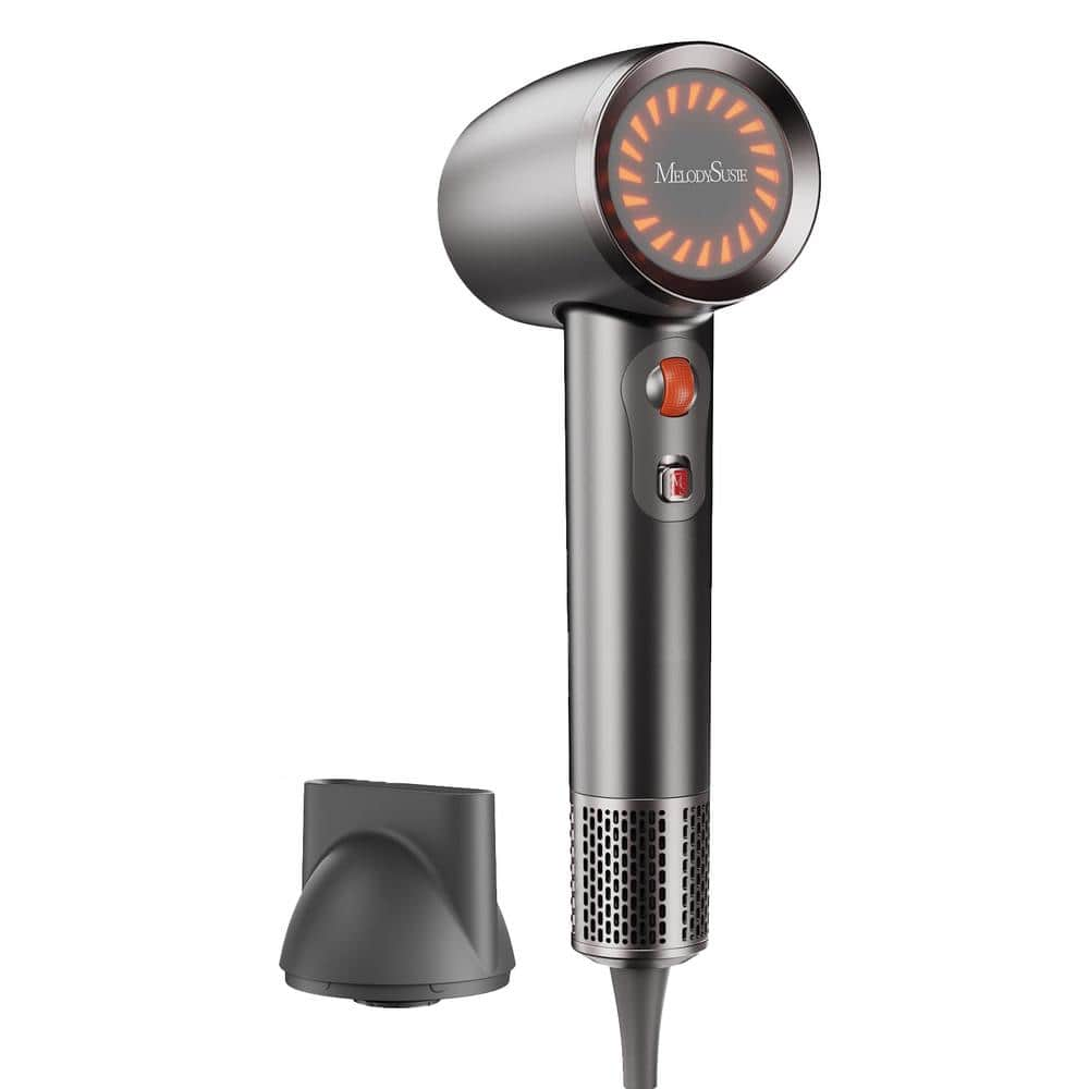 Aoibox Thermo Control 1600-Watt Hair Dryer in Black