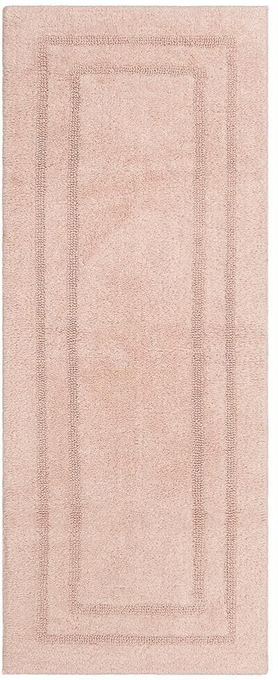 Mohawk Home Cotton Reversible Blush 24 in. x 60 in. Pink Cotton Machine Washable Runner Bath Mat