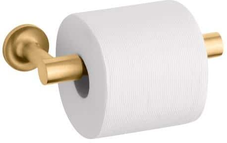 KOHLER Purist Toilet Paper Holder in Vibrant Brushed Moderne Brass