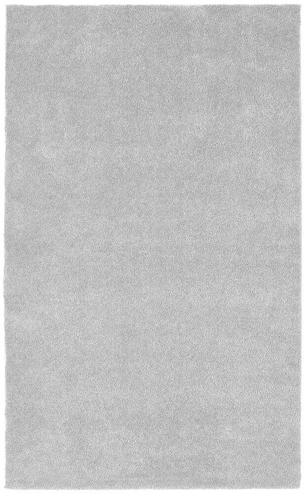 Garland Rug Room Size Platinum Gray 5 ft. x 6 ft. Plush Nylon Bath Rug