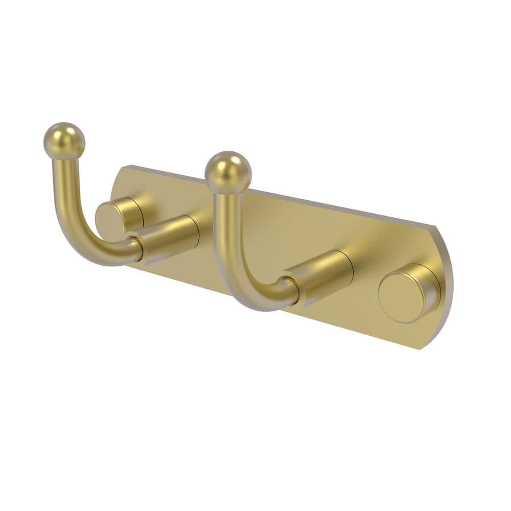 Allied Skyline Collection 2 Position Robe Hook in Satin Brass