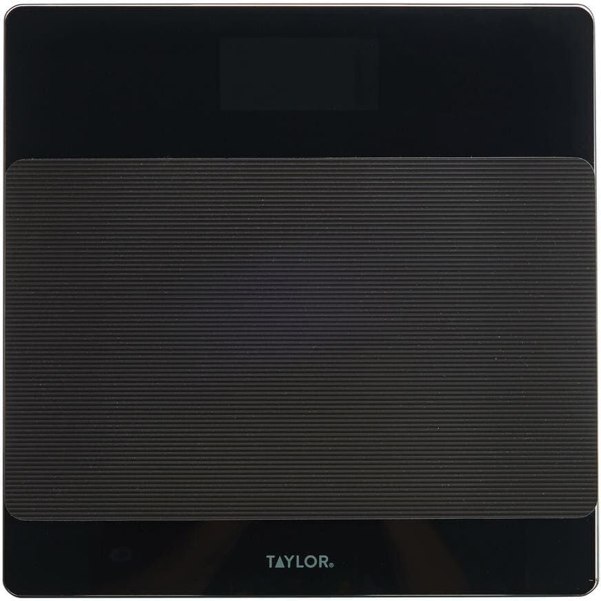 Taylor Digital Glass Bathroom Scale with Nonslip Platform