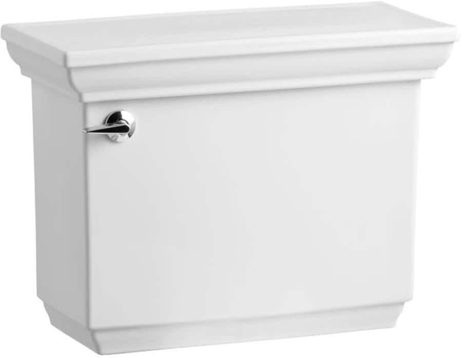 KOHLER Memoirs 1.28 GPF Single Flush Toilet Tank Only with AquaPiston Flush Technology in White