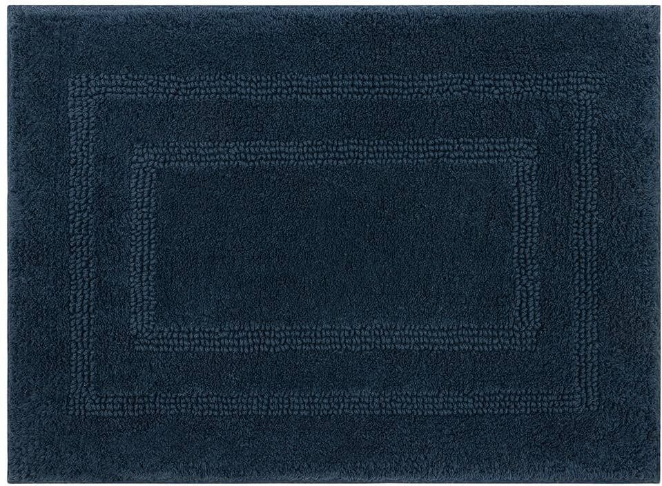 Mohawk Home Cotton Reversible Twilight 21 in. x 34 in. Blue Cotton Machine Washable Bath Mat