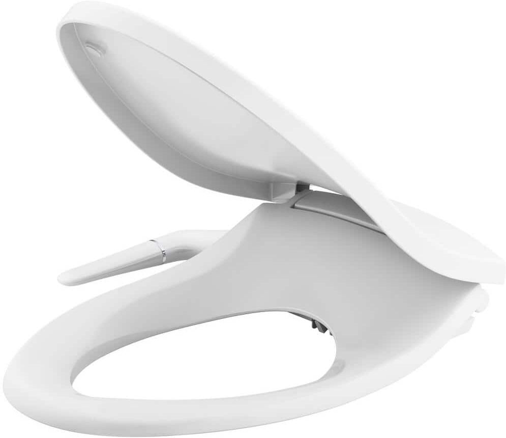 KOHLER Purewash M250 Non-Electric Bidet Seat for Elongated Toilets in White