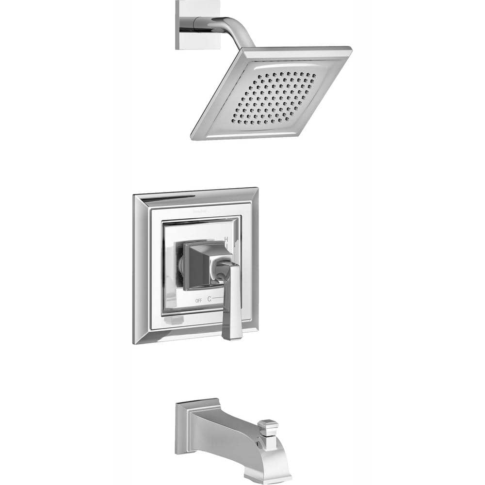 American Standard Town Square S Water Saving Tub and Shower Trim Kit for Flash Rough-in Valves in Polished Chrome (Valve Not Included)