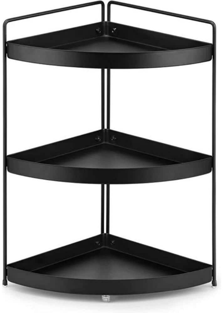 Dyiom Corner Shelf 3-Tier Bathroom Countertop Organizer ，Kitchen Bathroom Countertop Perfume Trays