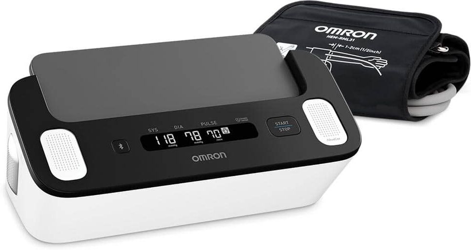 Omron Complete Wireless Upper Arm Blood Pressure Monitor and Single-Lead EKG Monitor