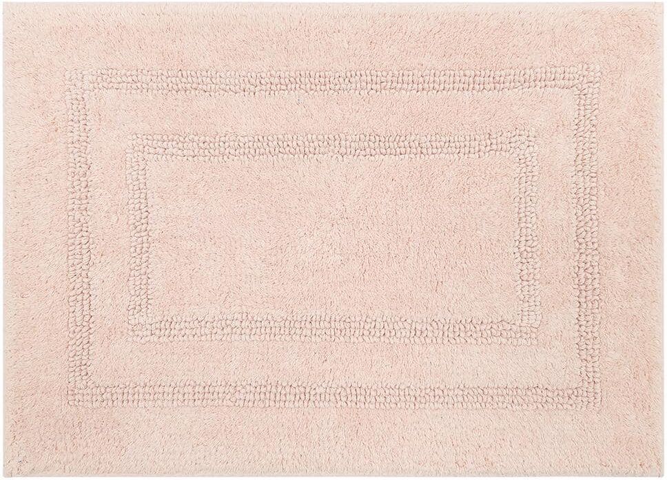 Mohawk Home Cotton Reversible Blush 21 in. x 34 in. Pink Cotton Machine Washable Bath Mat