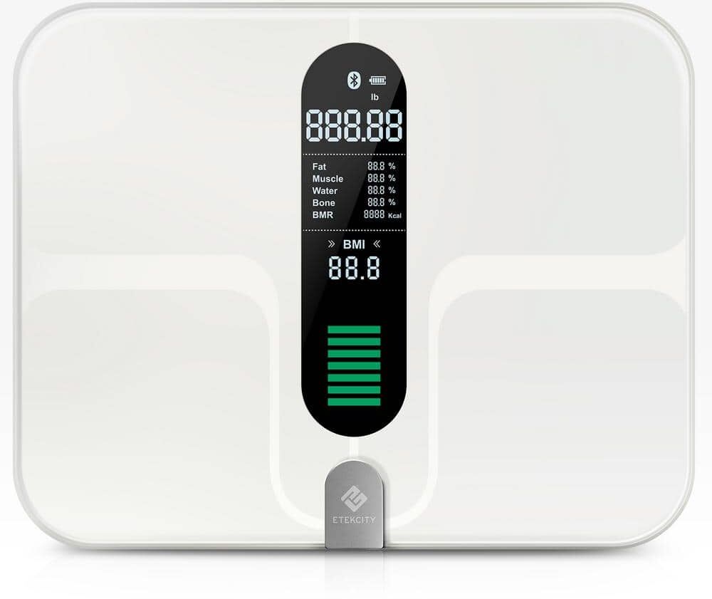 Etekcity White Ultrawide Smart Fitness Scale