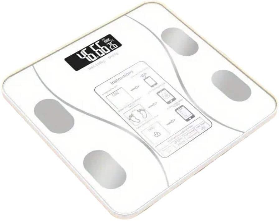 Aoibox Intelligent Body Fat Scale for Weight Loss, Precision Professional Weight Scale, White