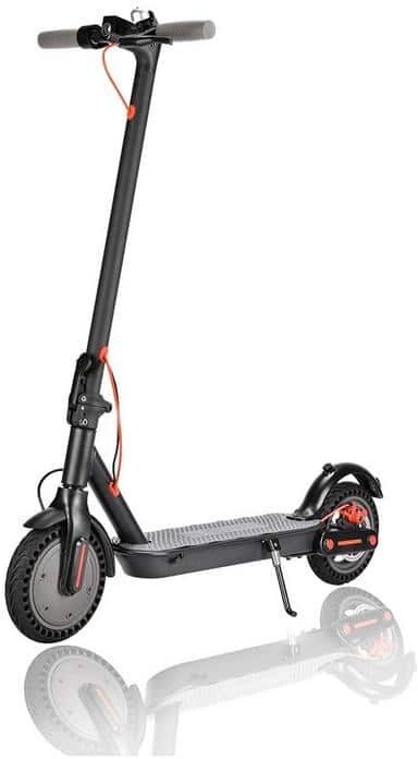 Aoibox 2-Wheel 350 Watt Electric Scooter Convenient Environmentally Folding E-Scooter in Black